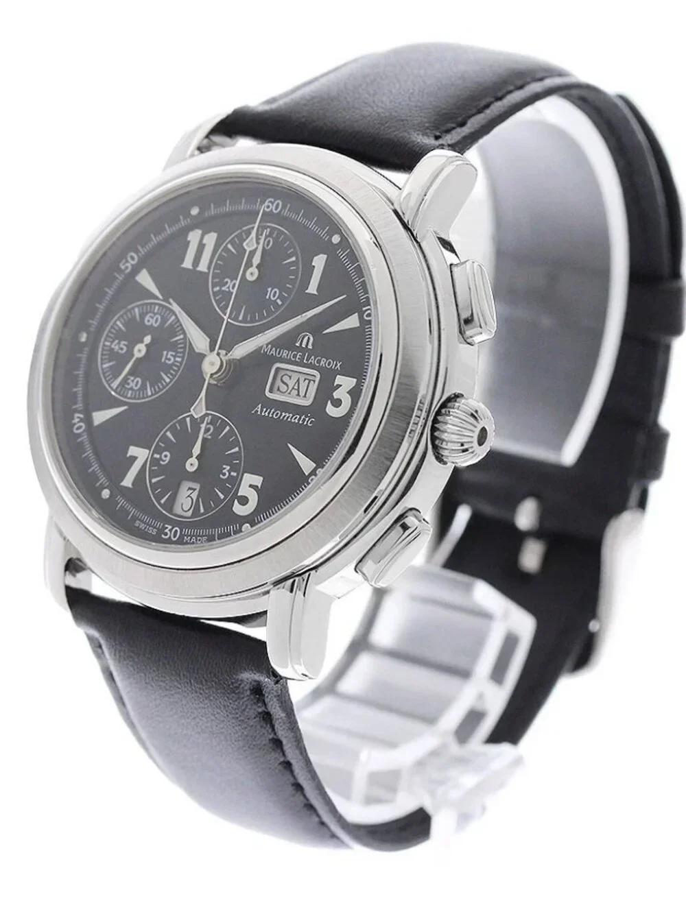 MAURICE LACROIX Masterpiece 67839 Chronograph black Dial Automatic Men's_961855